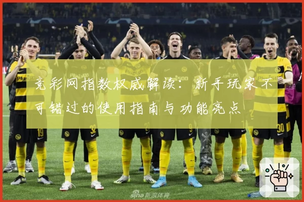 竞彩网指数权威解读：新手玩家不可错过的使用指南与功能亮点