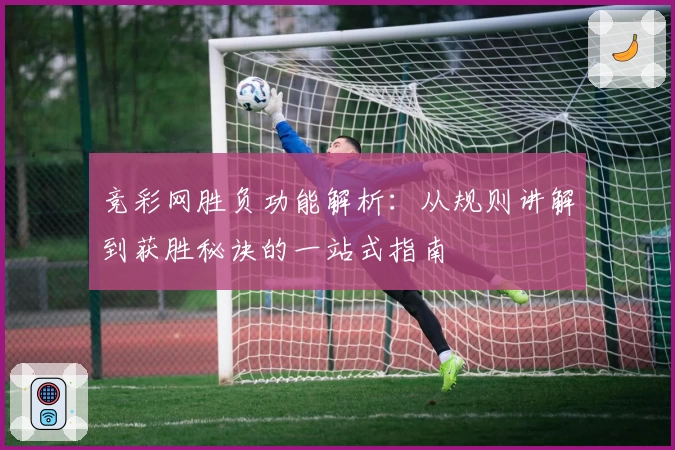 竞彩网胜负功能解析:从规则讲解到获胜秘诀的一站式指南